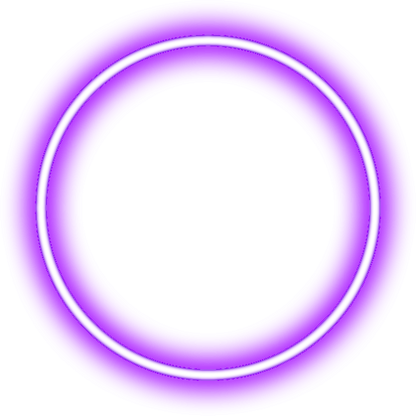 Purple Neon Circle Border